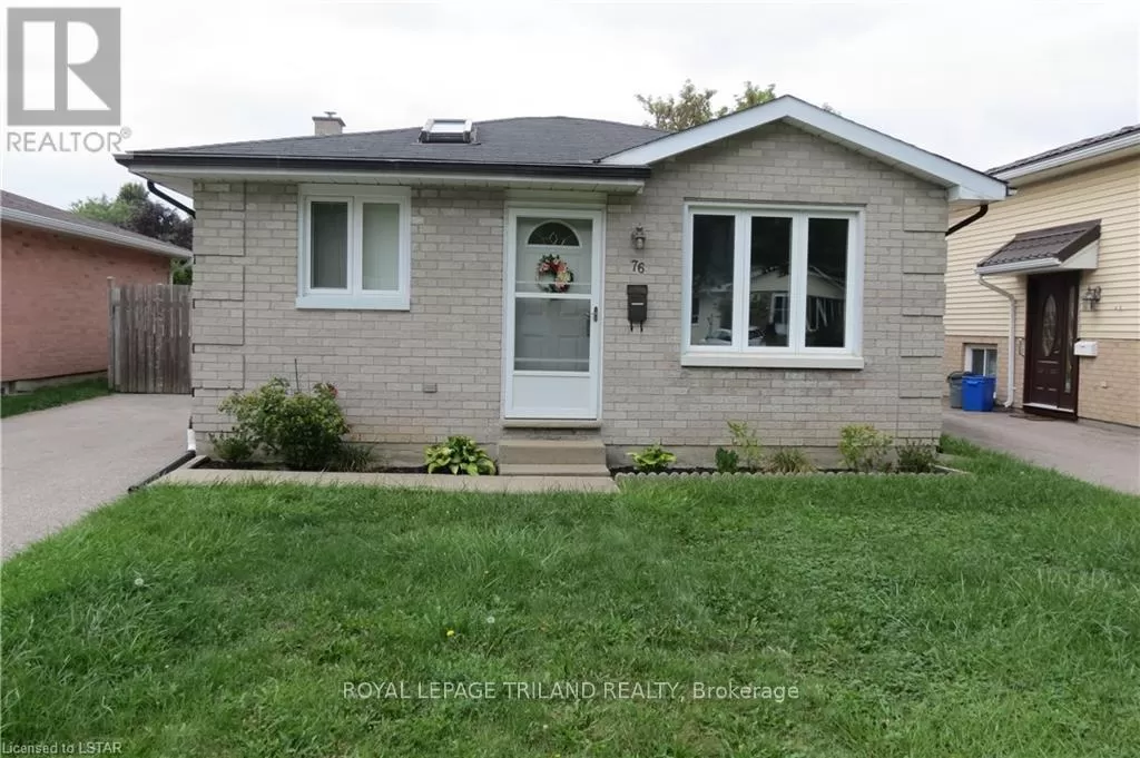 House for rent: Lower - 76 Ardsley Road, London North, Ontario N6G 3W4