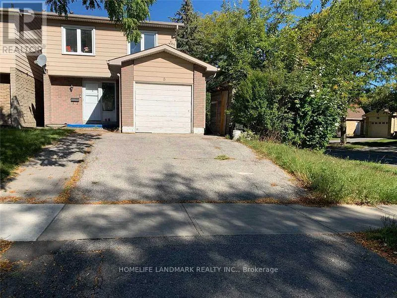 House for rent: Lower - 8 Big Red Avenue, Toronto, Ontario M1V 1N7