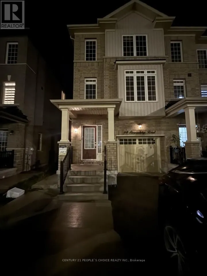 Row / Townhouse for rent: Lower - 99 Stewardship Road E, Brampton, Ontario L7A 4W5