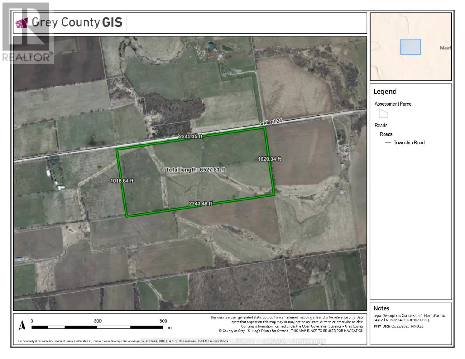 Lt24 Con 4 Sydenham, Meaford, Ontario N0H 1B0