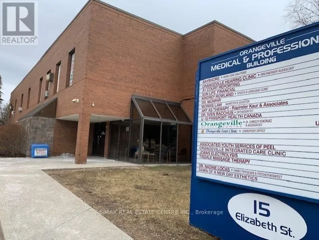 Offices for rent: M-18 - 15 Elizabeth Street, Orangeville, Ontario L9W 3X3