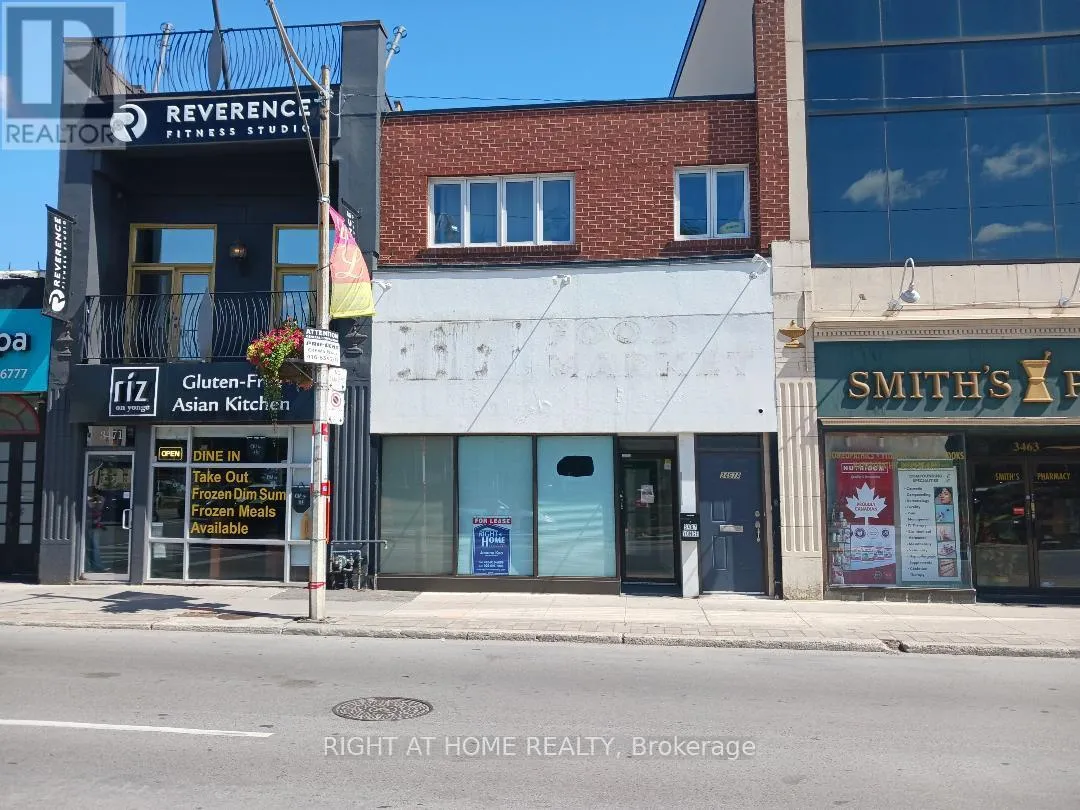Main Floor - 3467 Yonge Street, Toronto, Ontario M4N 2N3