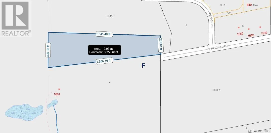 Proposed Lot 1 Springhill Rd, Parksville, British Columbia V9P 2B8