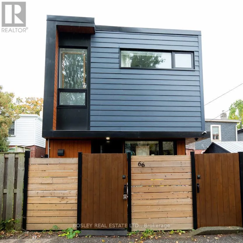 House for rent: Rear - 66 Chatham Avenue, Toronto, Ontario M4K 1J6