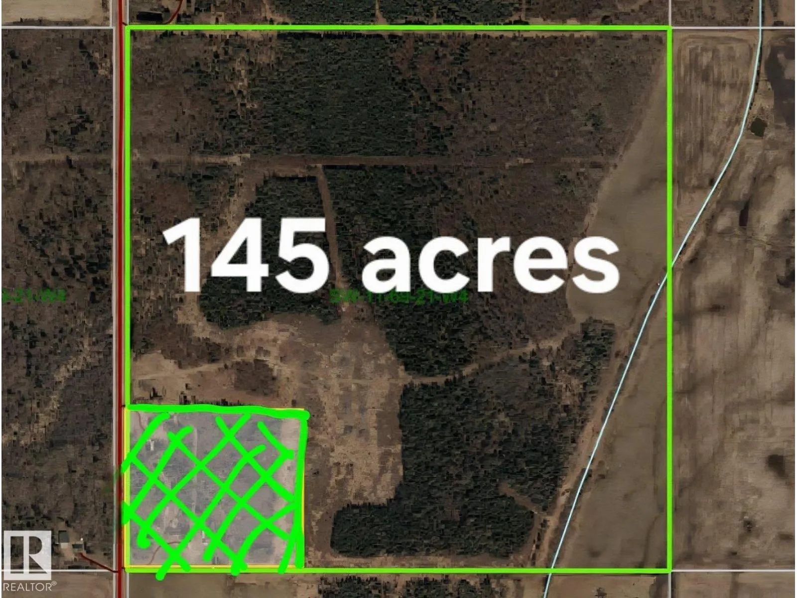 No Building for rent: Sw-11-69-21-4 (145acres), Rural Athabasca County, Alberta T9S 2B3