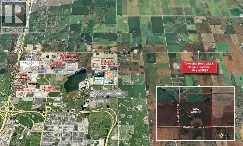 Township Road 262 Range Road 283, Rural Rocky View County, Alberta T0M 0T0