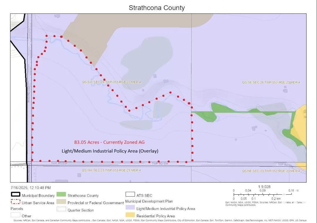 No Building for rent: Twp 534 Rr232, Rural Strathcona County, Alberta T8Z 4V4