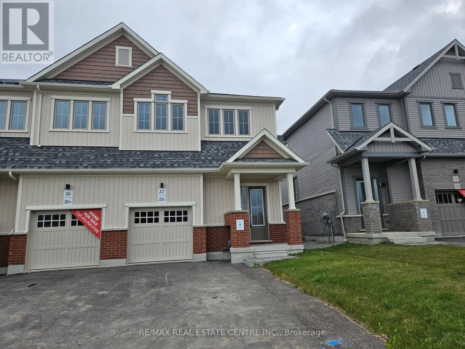 Row / Townhouse for rent: Upper - 22 Ziibi Way, Clarington, Ontario L1B 0W5