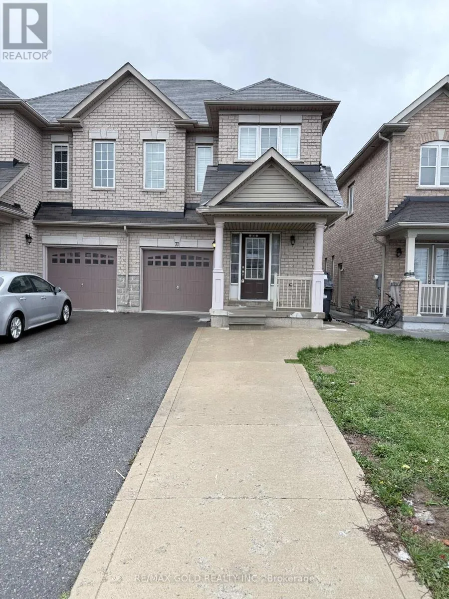 House for rent: Upper - 71 Lanark Circle, Brampton, Ontario L6X 5L3