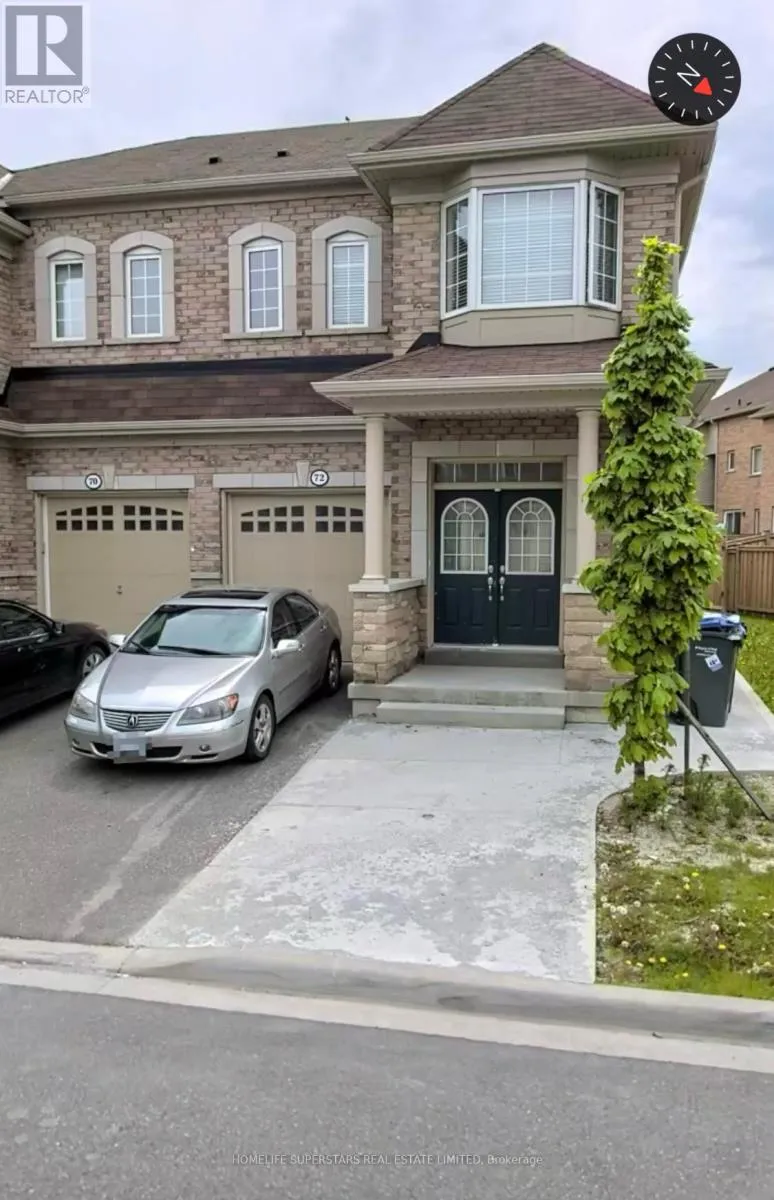 House for rent: Upper - 72 Loftsmoor Drive, Brampton, Ontario L6R 3R2