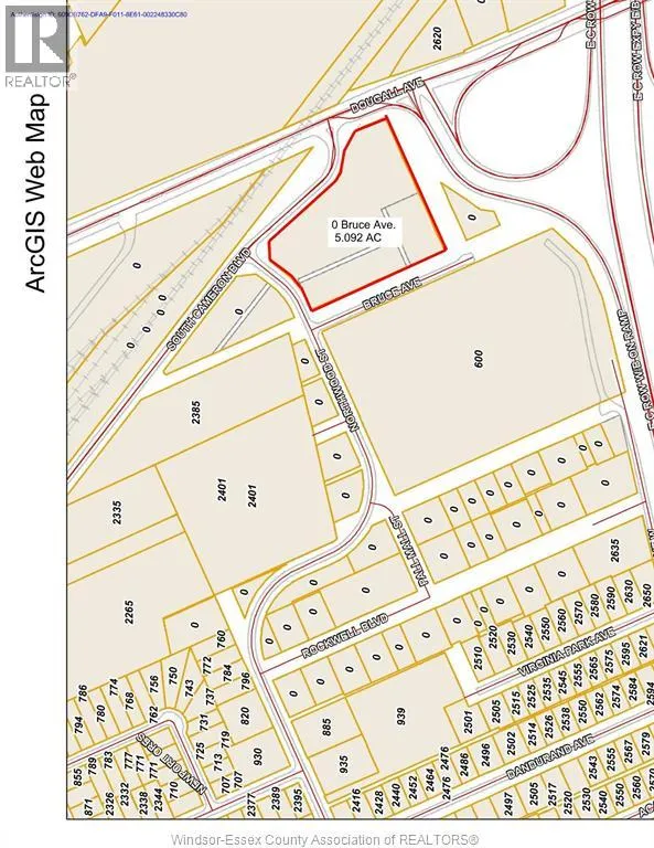 V/l Bruce Avenue, Windsor, Ontario N9B 3P6