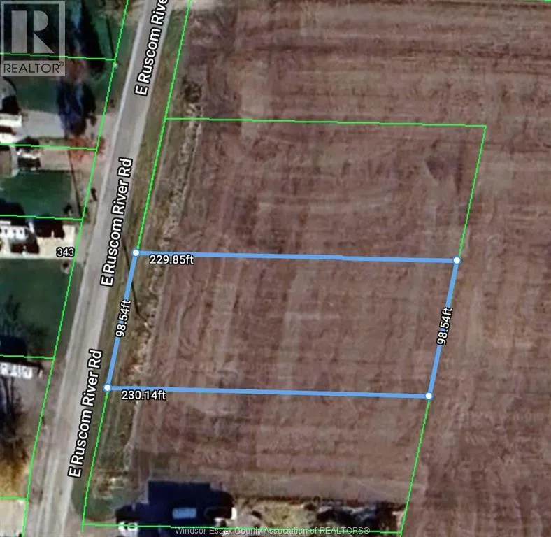 No Building for rent: V/l East Ruscom River Road, Lakeshore, Ontario N0R 1A0