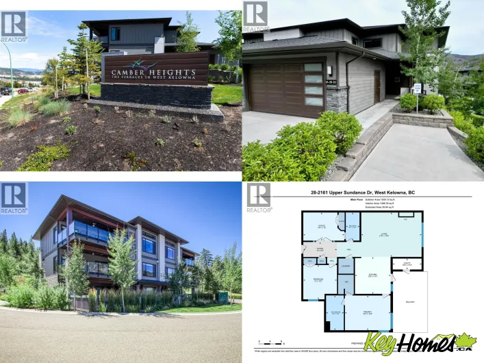 Row / Townhouse for sale: 2161 Upper Sundance Drive Unit# 28, West Kelowna