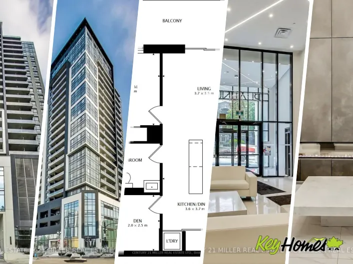Apartment for rent: 1012 - 15 QUEEN STREET S, Hamilton