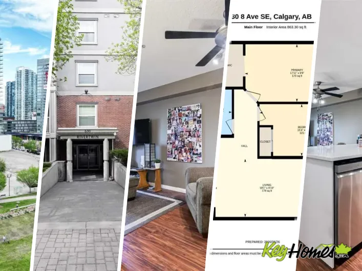 Apartment for sale: 104, 630 8 Avenue SE, Calgary