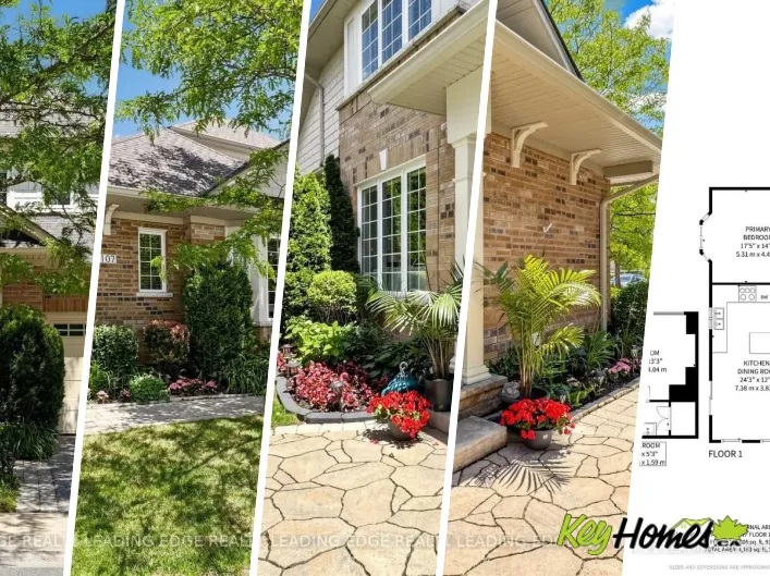 Row / Townhouse for sale: 107 LAKESIDE VISTA WAY, Markham