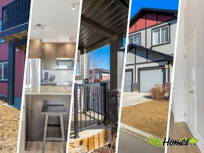 Row / Townhouse for sale: 108 Jumping Pound Common, Cochrane