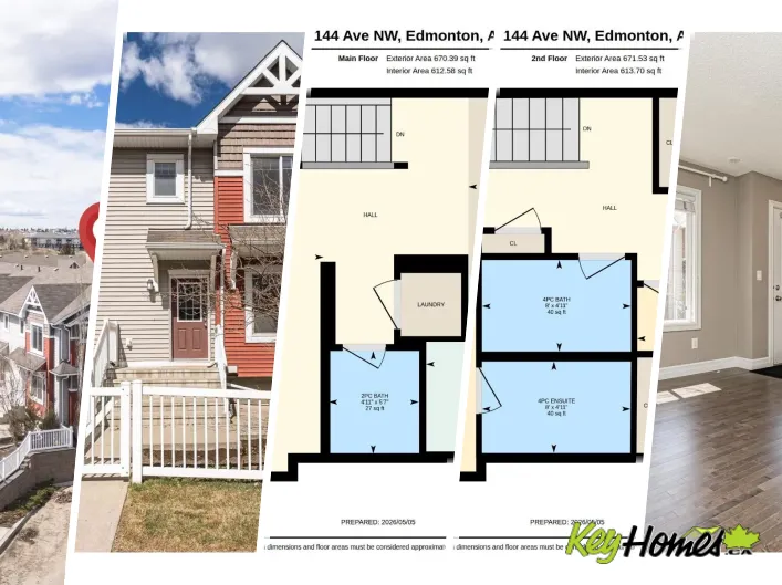 Row / Townhouse for sale: #110 3625 144 AV NW, Edmonton