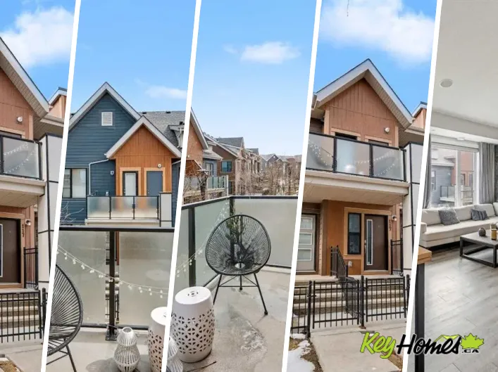 Row / Townhouse for sale: 117 Livingston Common NE, Calgary