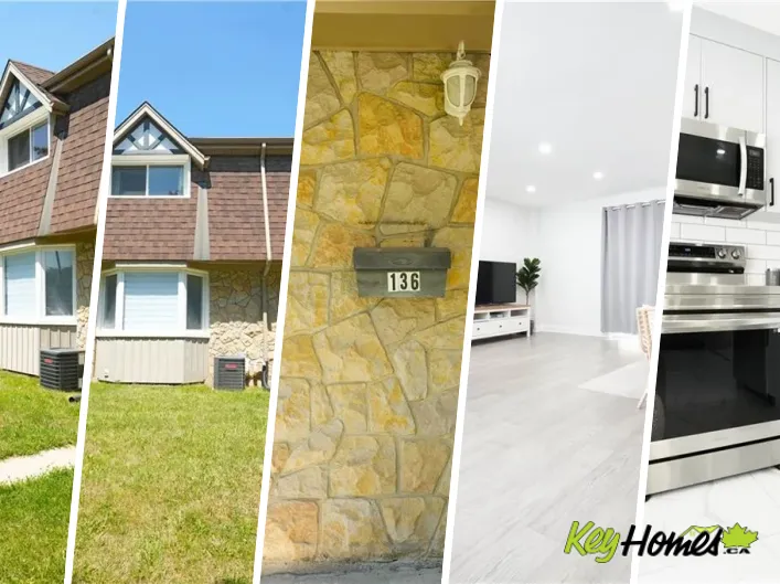 Row / Townhouse for sale: 136 JANSEN Avenue, Kitchener