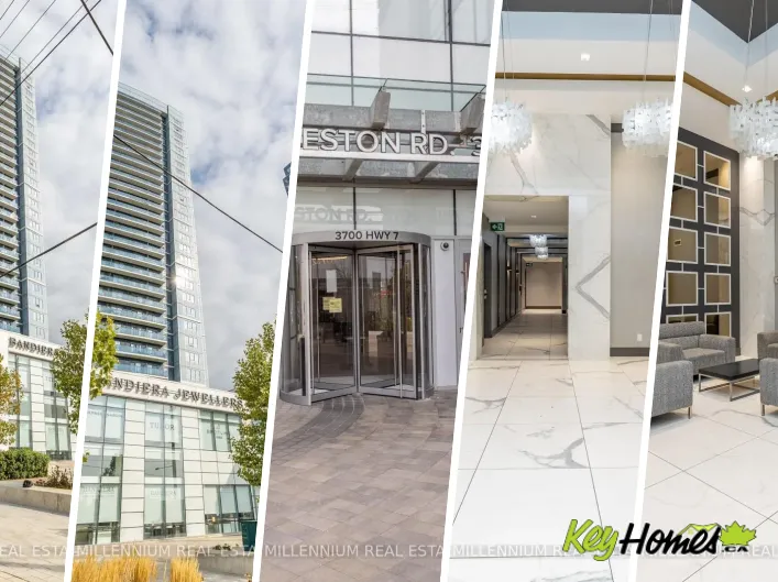 Apartment for rent: 1401 - 3700 HIGHWAY 7 ROAD, Vaughan