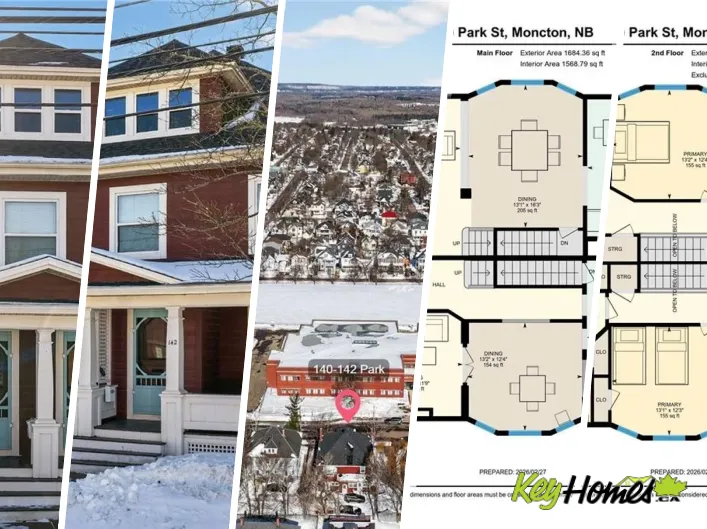Duplex for sale: 140-142 Park Street, Moncton