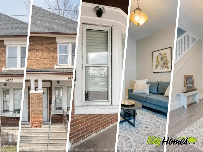 Row / Townhouse for sale: 1422 WYANDOTTE STREET West, Windsor
