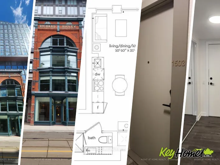 Apartment for rent: 1503 - 100 QUEEN STREET E, Toronto
