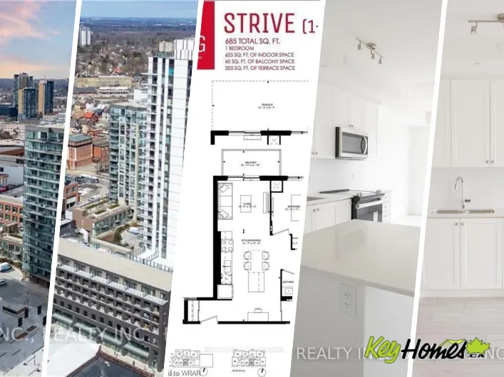 Apartment for rent: 1705 - 55 DUKE STREET W, Kitchener