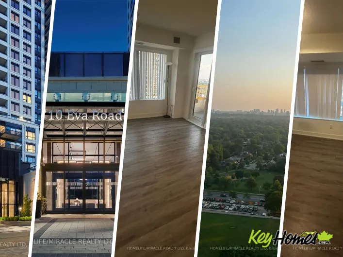 Apartment for rent: 1802 - 10 EVA ROAD, Toronto