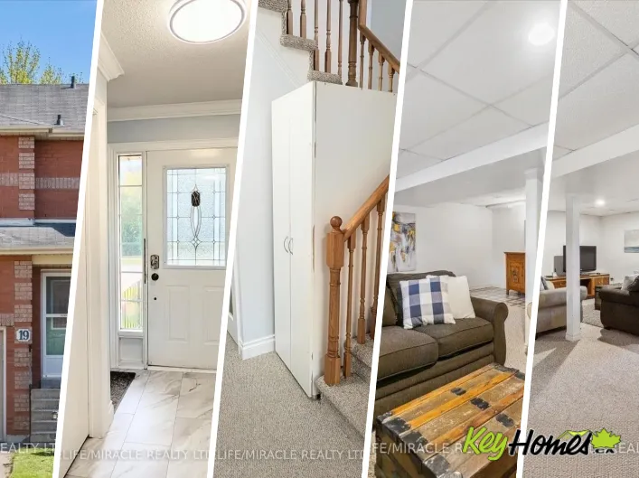 Row / Townhouse for rent: 19 WALLACE DRIVE, Whitby