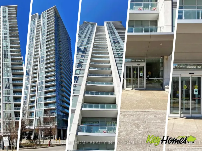 Apartment for rent: 1909 - 66 FOREST MANOR ROAD, Toronto