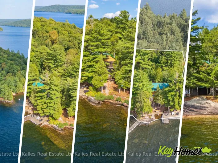 House for sale: 19750 KAWAGAMA BIG TROUT ISLAND, Dysart et al