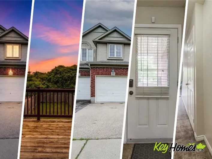 Row / Townhouse for sale: 208 FEATHERSTONE Crescent, Kitchener