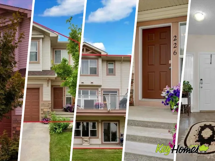 Row / Townhouse for sale: 226 Sunset Point, Cochrane