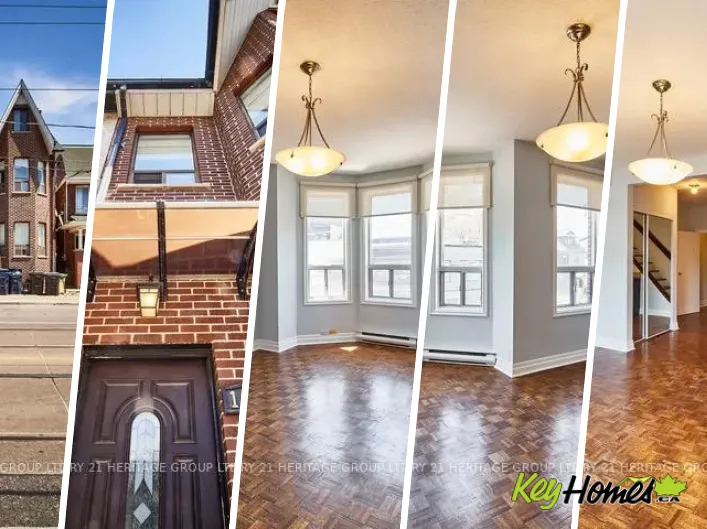 Triplex for rent: 3 - 1007 BATHURST STREET, Toronto