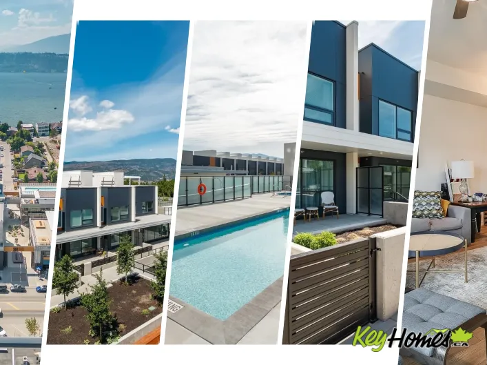 Row / Townhouse for sale: 3030 Pandosy Street Unit# 318, Kelowna