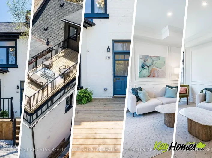 Row / Townhouse for sale: 369 PACIFIC AVENUE, Toronto