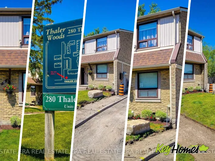 Row / Townhouse for sale: 39 - 280 THALER AVENUE, Kitchener