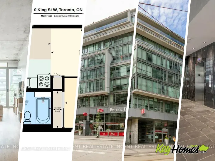 Apartment for rent: 402 - 650 KING STREET W, Toronto