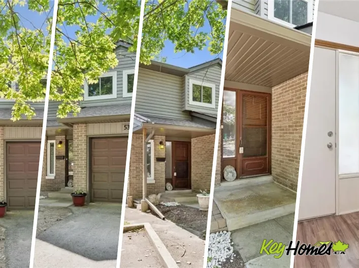Row / Townhouse for sale: 46 CEDARWOODS Crescent Unit# 53, Kitchener