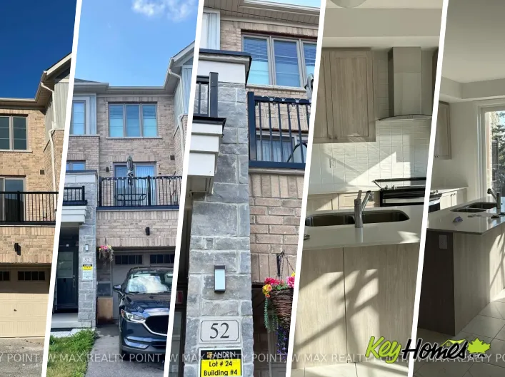 Row / Townhouse for rent: 52 WATERSIDE WAY, Whitby