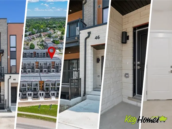 Row / Townhouse for sale: 525 ERINBROOK Drive Unit# B046, Kitchener