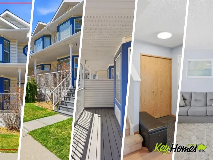Row / Townhouse for sale: 58 Martin Crossing Court NE, Calgary