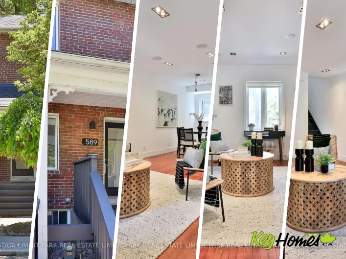 Row / Townhouse for sale: 589 WELLINGTON STREET W, Toronto