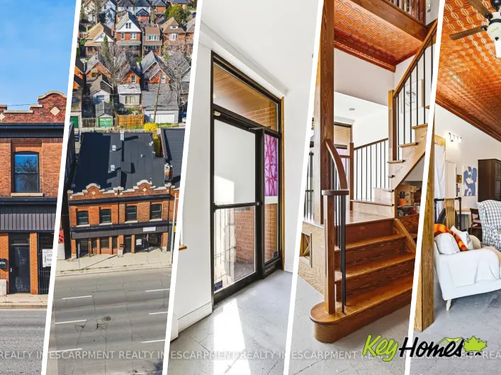 Residential Commercial Mix for sale: 593-595 KING STREET E, Hamilton