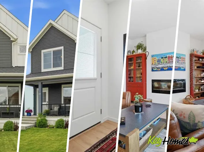 Row / Townhouse for sale: 66 Fireside Street, Cochrane