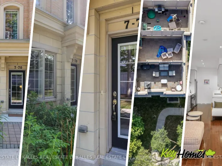 Row / Townhouse for sale: 7 - 70 HARGRAVE LANE, Toronto