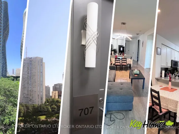 Apartment for rent: 707 - 90 ABSOLUTE AVENUE, Mississauga