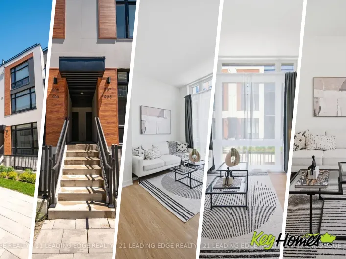 Row / Townhouse for sale: 909 - 2 STECKLEY HOUSE LN LANE, Richmond Hill